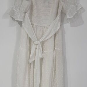 Charming White Kids Dress